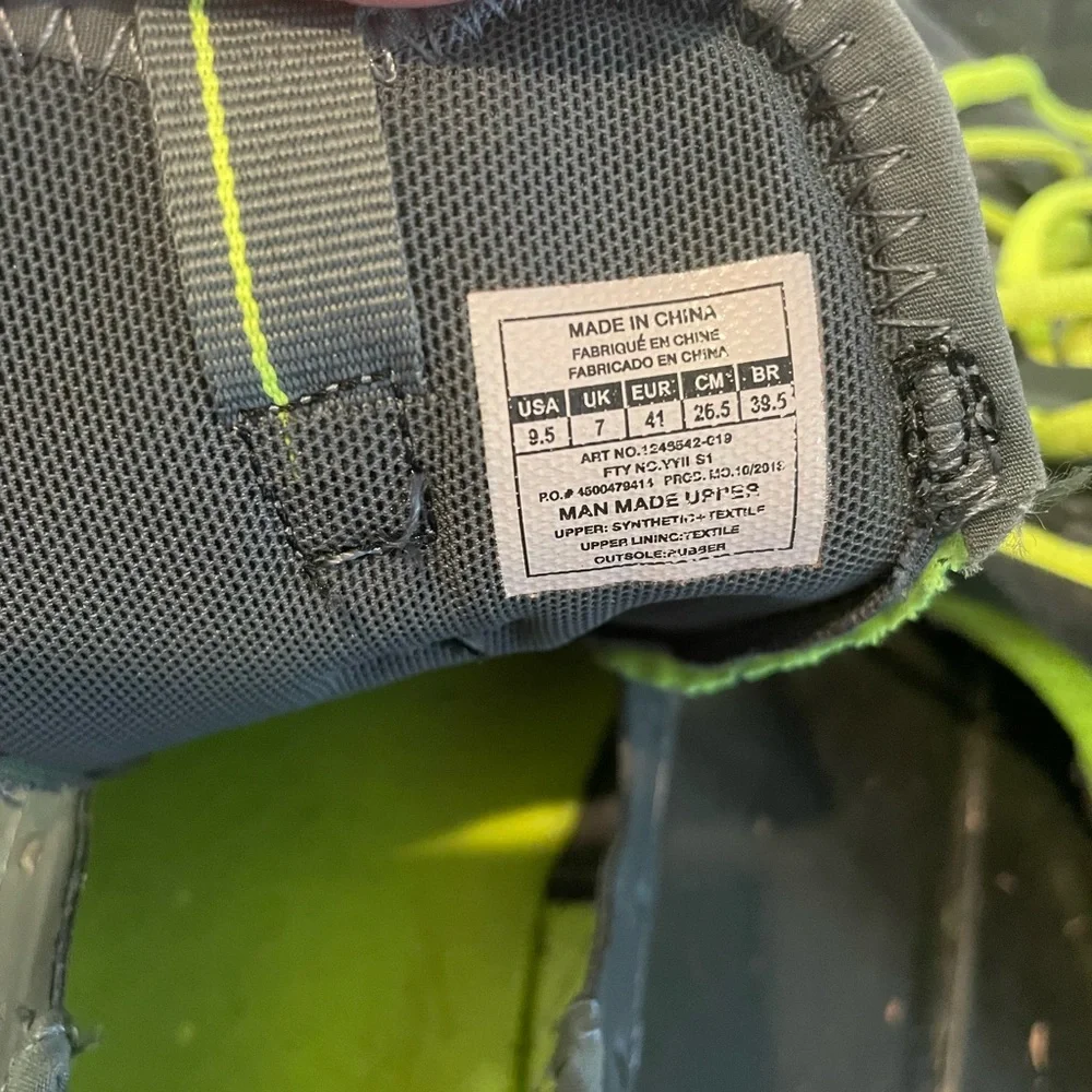 Under Armour Gray & Lime Green Sneakers | Women’s 9 | Athletic Running Shoes